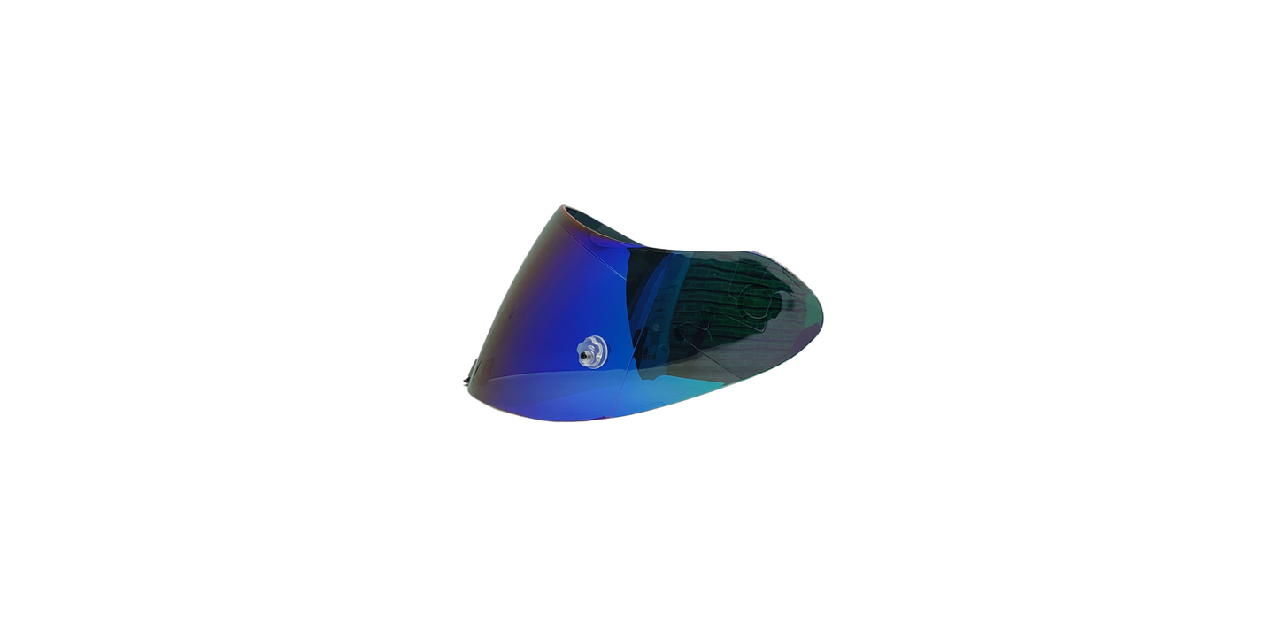 VISOR SCORPION EXO-391 AZUL VERDE MORADO + PINLOCK