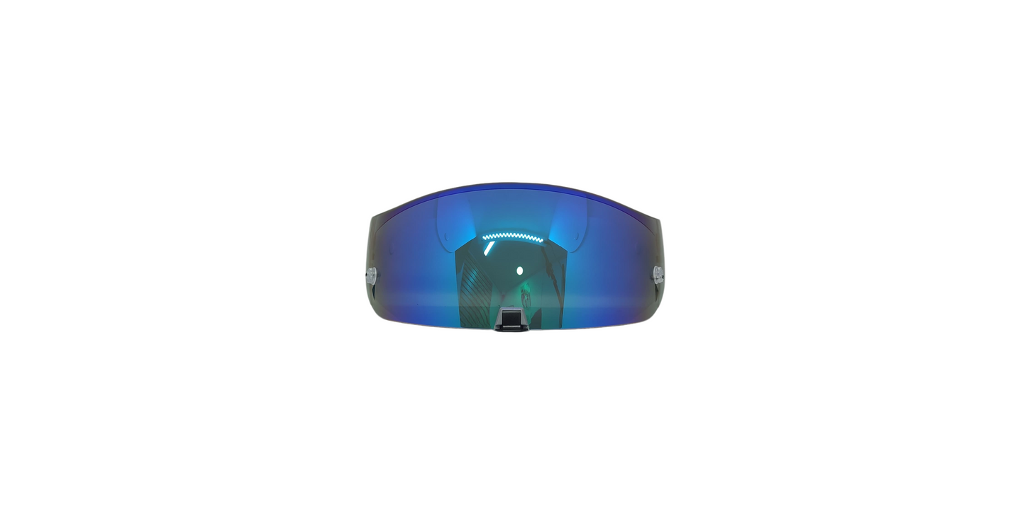 VISOR SCORPION EXO-391 AZUL VERDE MORADO + PINLOCK