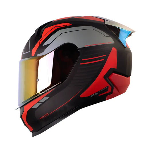 CASCO SHAFT SH-560 EVO CHAOS ROJO