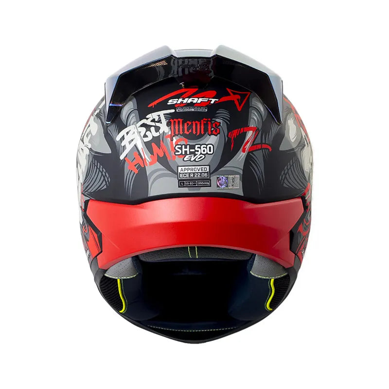 CASCO SHAFT SH-560 EVO MENFIS ROJO