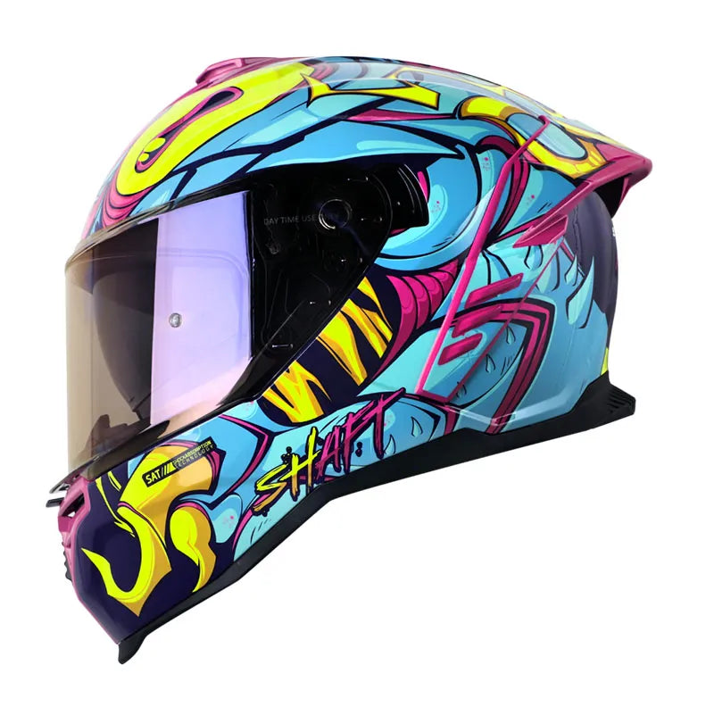 CASCO SHAFT SH-598 GTR MANTIS AZUL