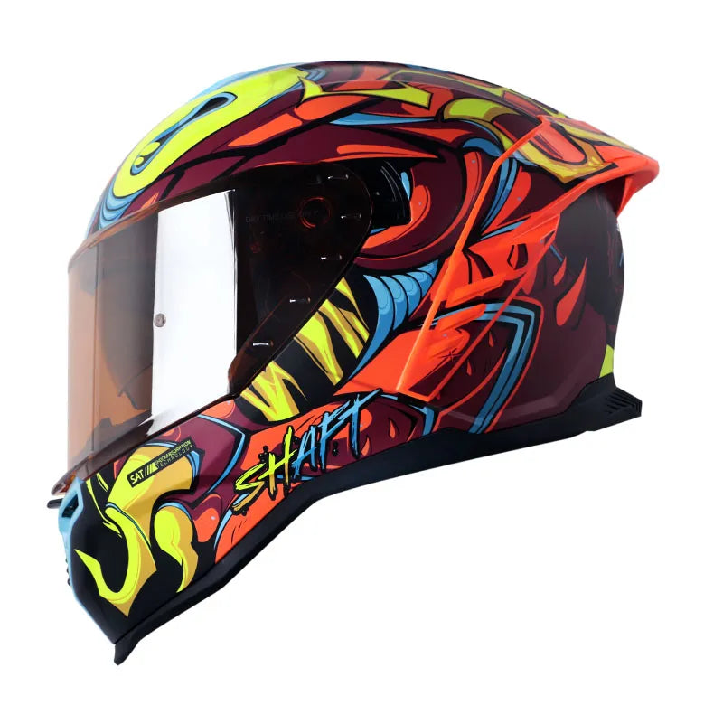 CASCO SHAFT SH-598 GTR MANTIS NARANJA