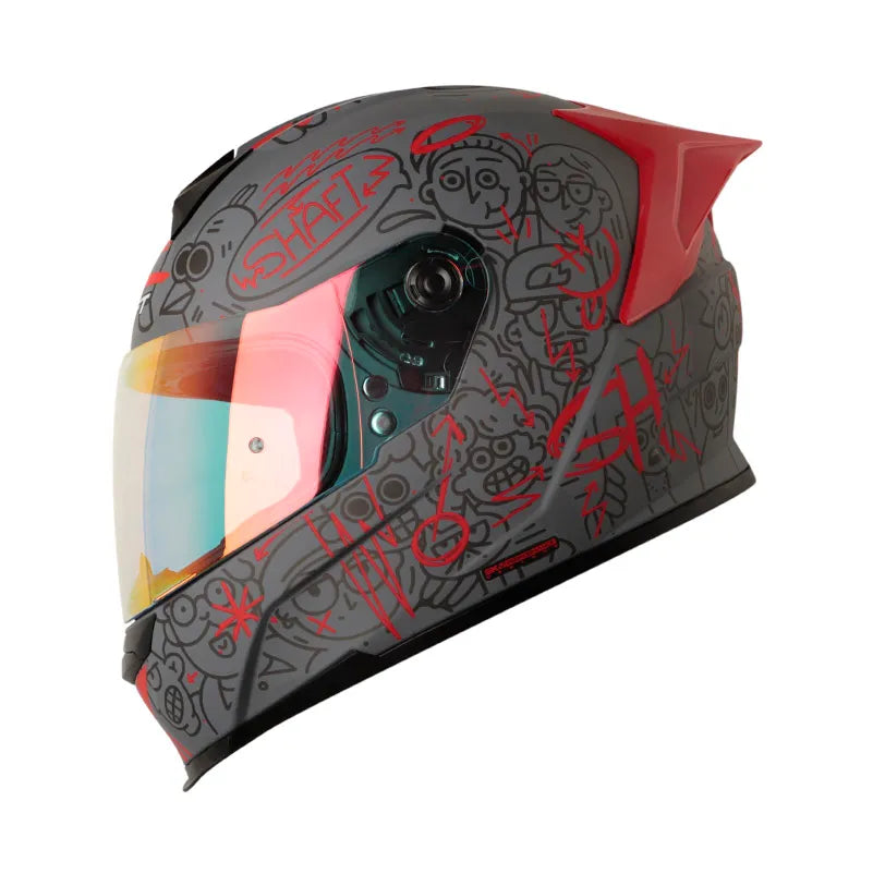 CASCO SHAFT SH-502 SP PEEPS ROJO