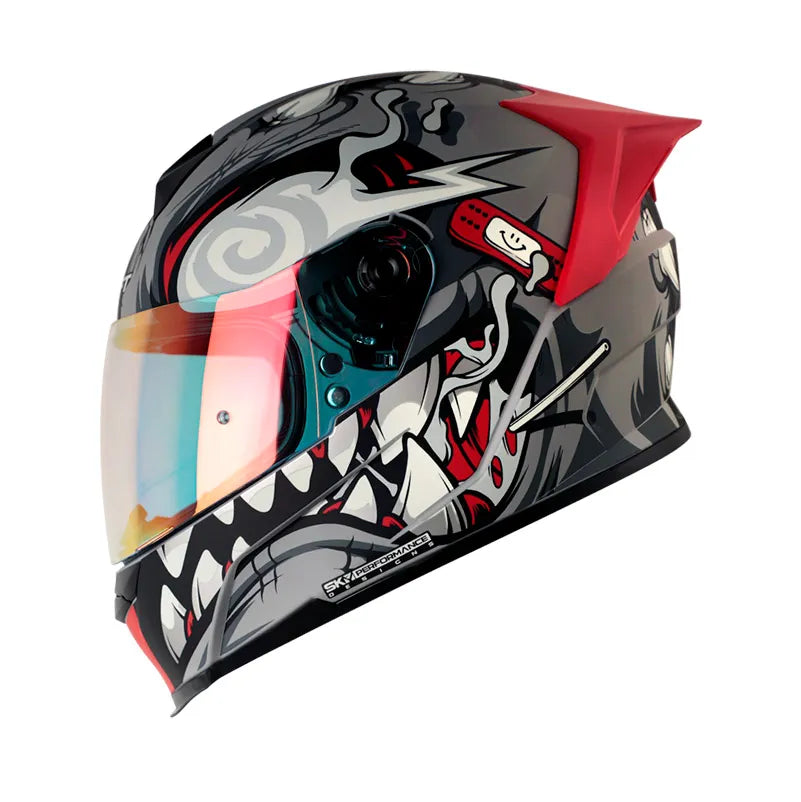 CASCO SHAFT SH-502 SP VOLTAIRE ROJO