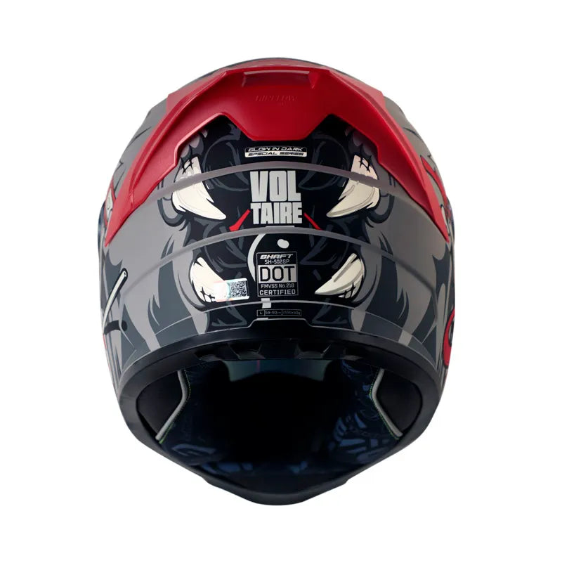 CASCO SHAFT SH-502 SP VOLTAIRE ROJO