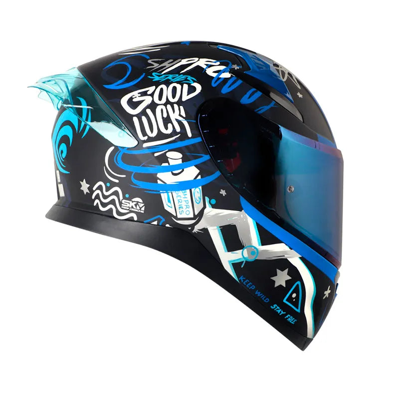 CASCO SHAFT SH-612 PRO DV EVO FUNNY AZUL