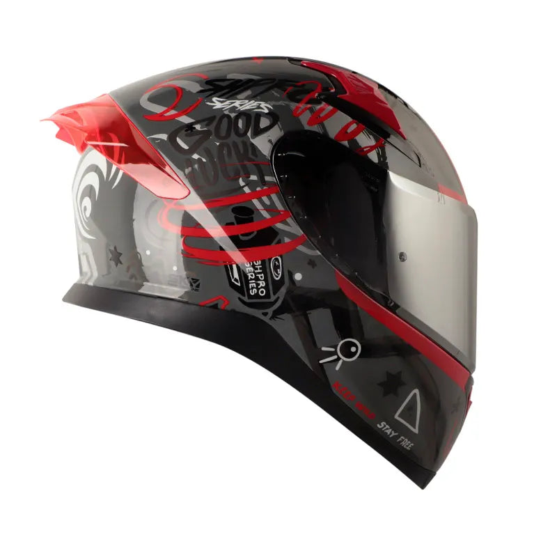 CASCO SHAFT SH-612 PRO DV EVO FUNNY ROJO