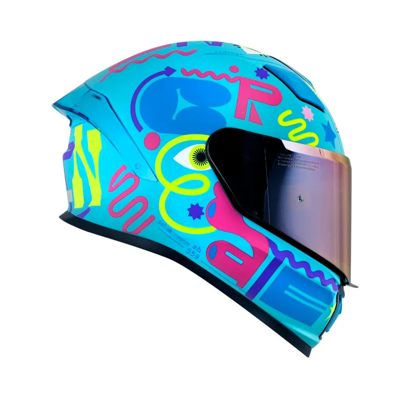 CASCO SHAFT SH-559 U-TURN AZUL