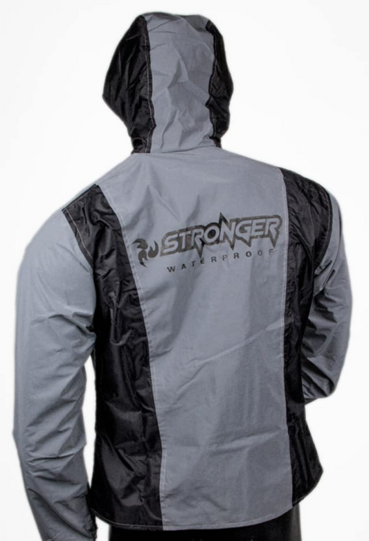 CHAQUETA STRONGER TERMICA REFLECTIVA E IMPERMEABLE NEGRA