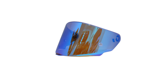 VISOR KYT TT-COURSE AZUL IRIDIUM + PINLOCK