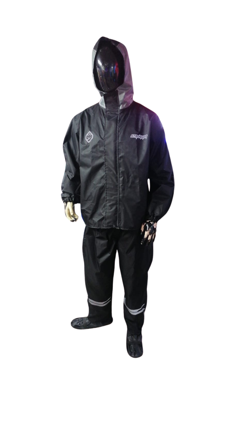 Impermeable 3 piezas Referencia Stronger deluxe prime negro-gris