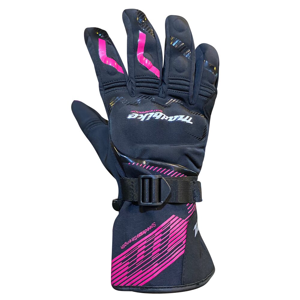 GUANTES IMPERMEABLES MAD BIKE BK65 NEGRO FUCSIA