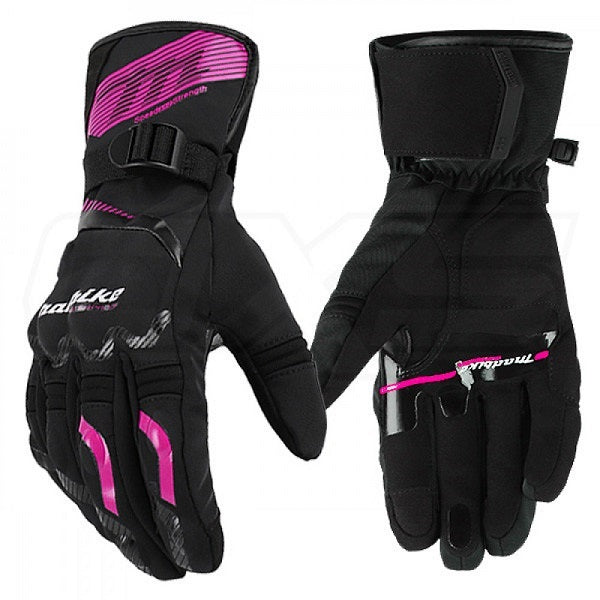 GUANTES IMPERMEABLES MAD BIKE BK65 NEGRO FUCSIA