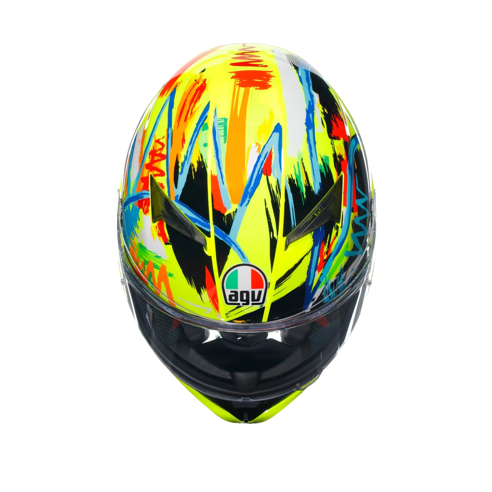 CASCO AGV K3 ROSSI WINTER TEST 2020