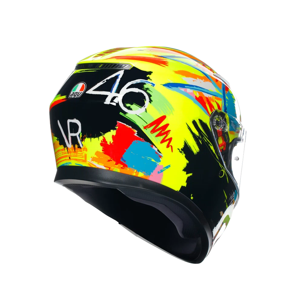 CASCO AGV K3 ROSSI WINTER TEST 2020