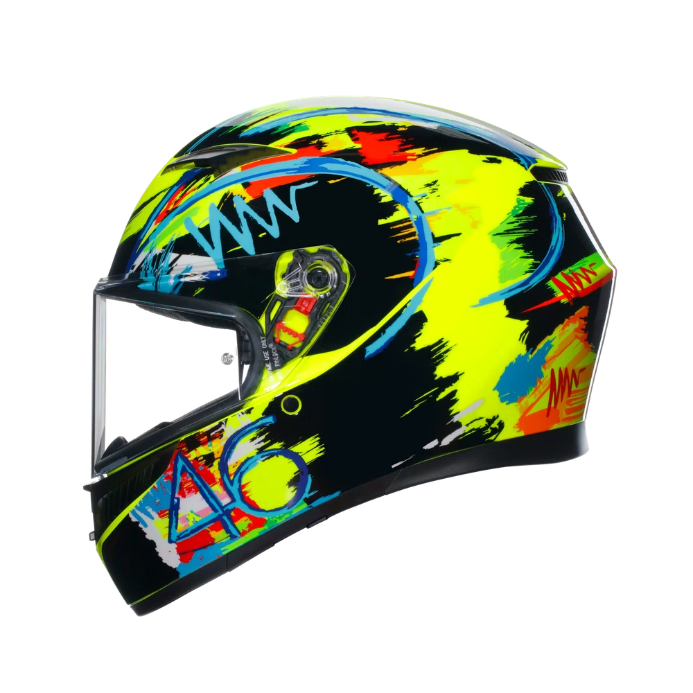 CASCO AGV K3 ROSSI WINTER TEST 2020