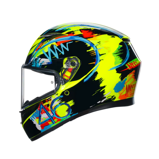 CASCO AGV K3 ROSSI WINTER TEST 2020