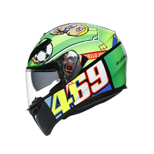 CASCO AGV K3-SV ROSSI MUGELLO 2017